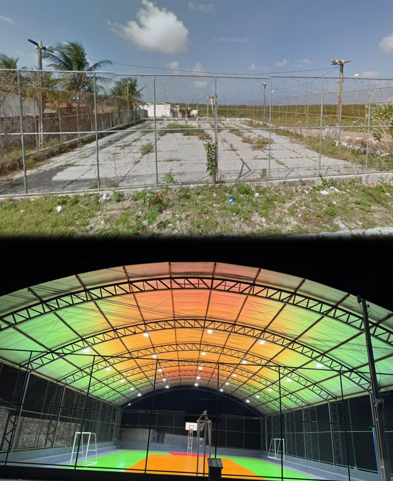 Comunidade da Redinha celebra inauguração de quadra poliesportiva e praça no conjunto Jardim das Flores