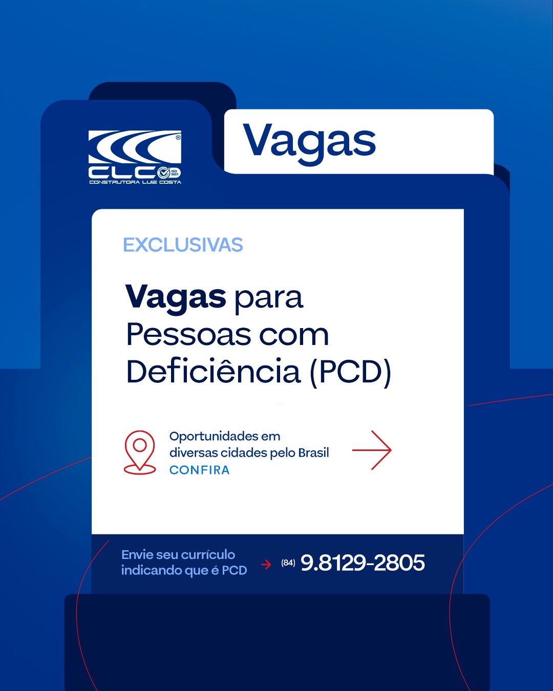 CLC abre vagas de emprego para Pessoas com Deficiência em várias cidades do Brasil