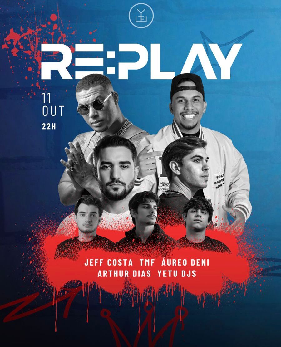 Neste sábado (11) tem festa RE:PLAY na Arena com fusão de ritmos e experiências