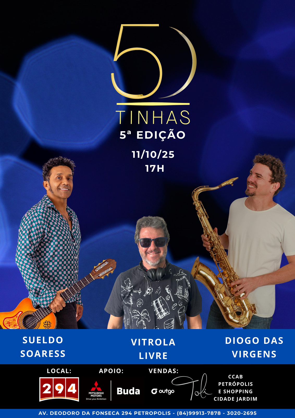 50tinhas: a festa com boa música e comida de boteco