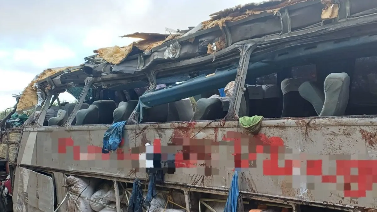 Tragédia: Acidente de ônibus deixa 15 mortos e feridos no interior de Pernambuco