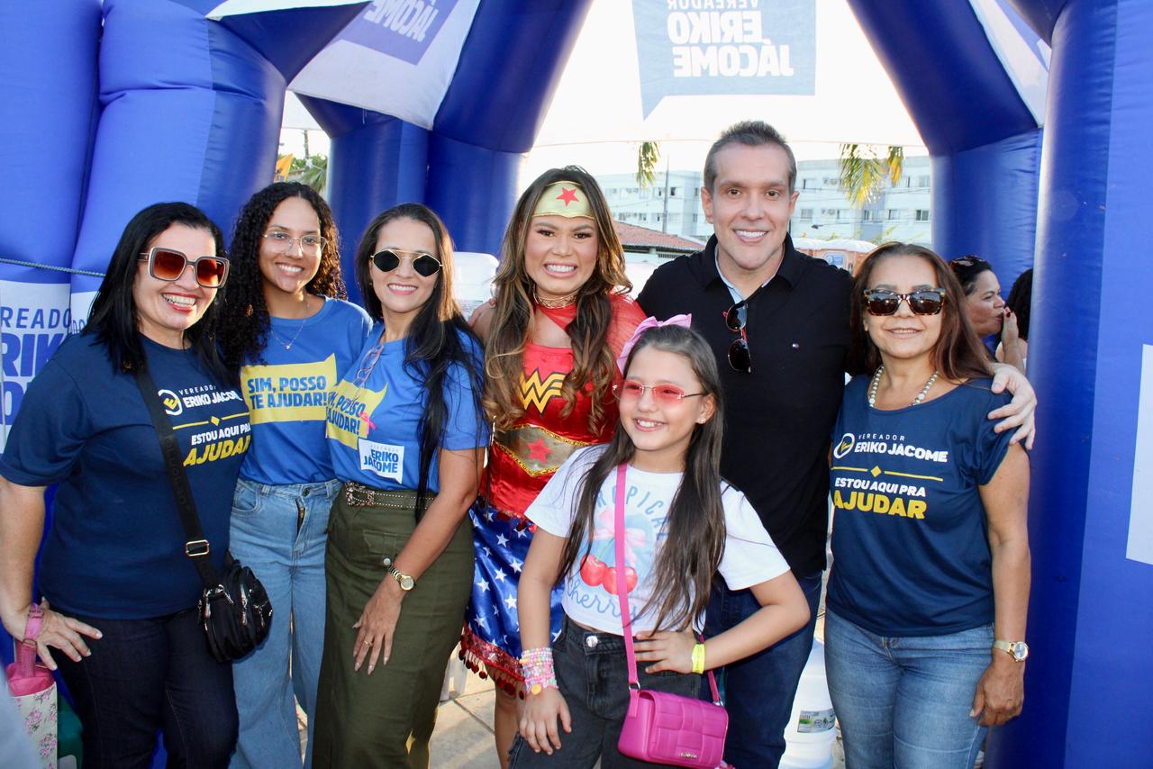 Rhalessa e Eriko Jácome firma parceria e promovem grande festa do Dia das Crianças em Parnamirim