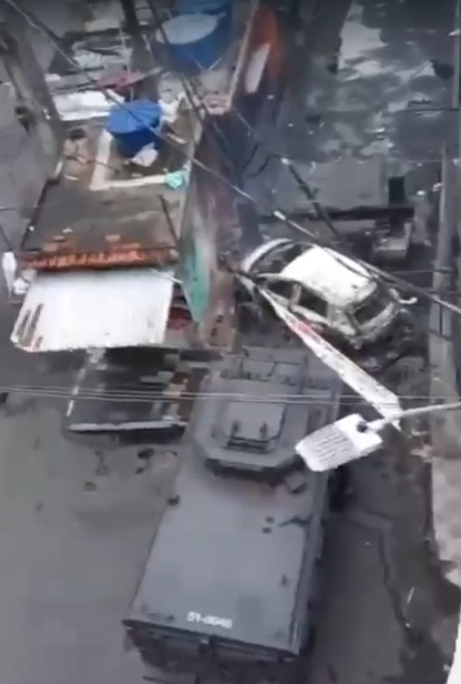 Imagens de uma guerra cívil no RJ em um país sem política de combate ao crime organizado