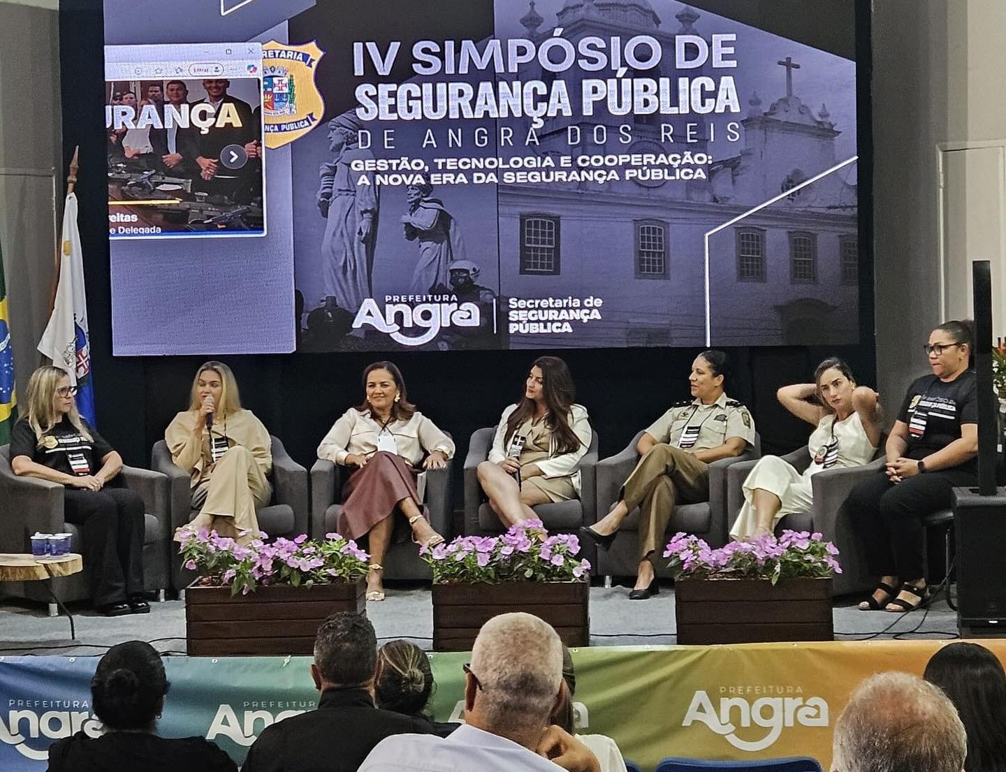 Prefeita Jussara Sales participa do 4º Simpósio de Segurança Pública no Rio de Janeiro