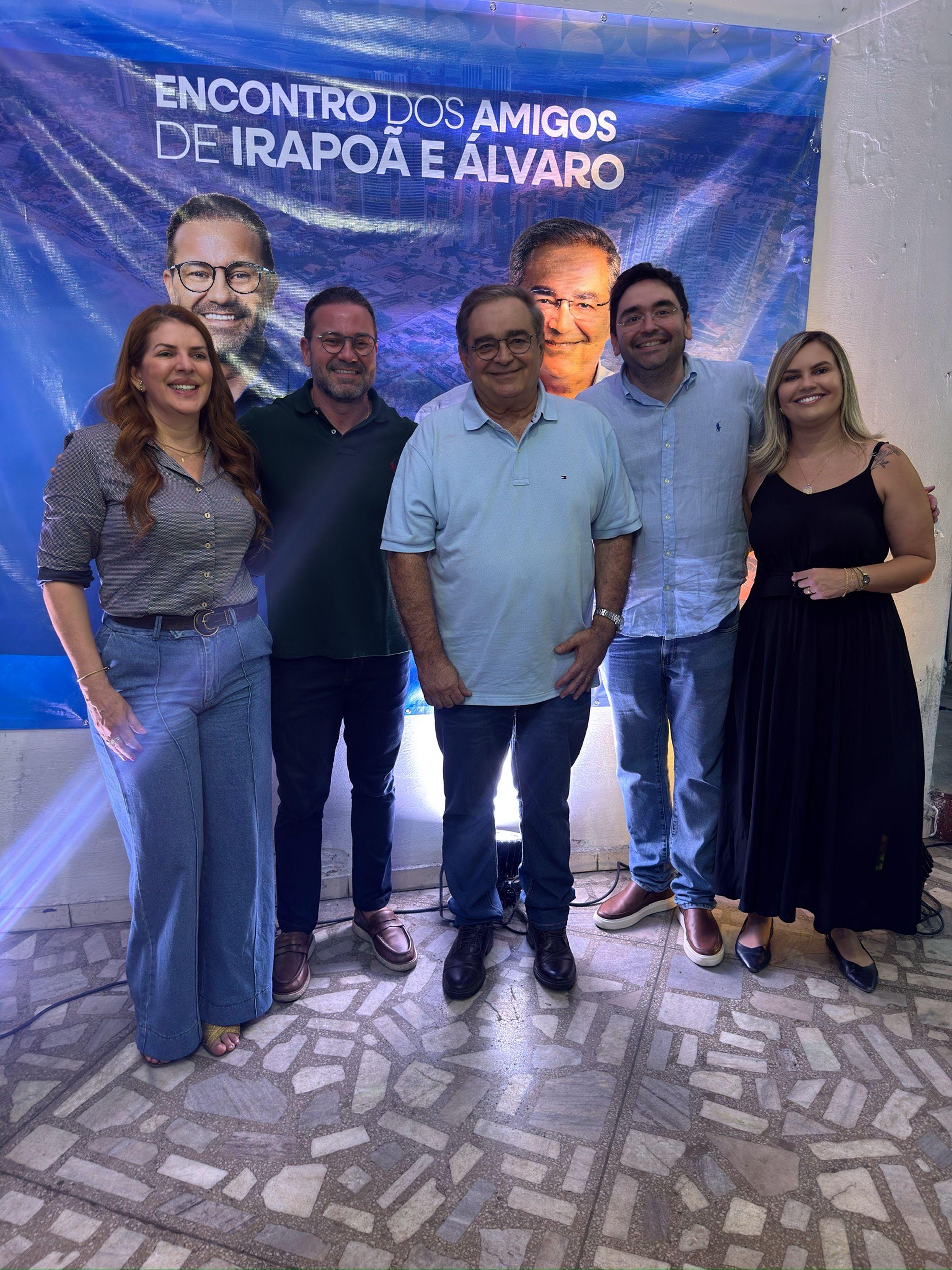 Vereador Irapoã reúne amigos ao lado de Álvaro Dias para discutir caminhos para o RN