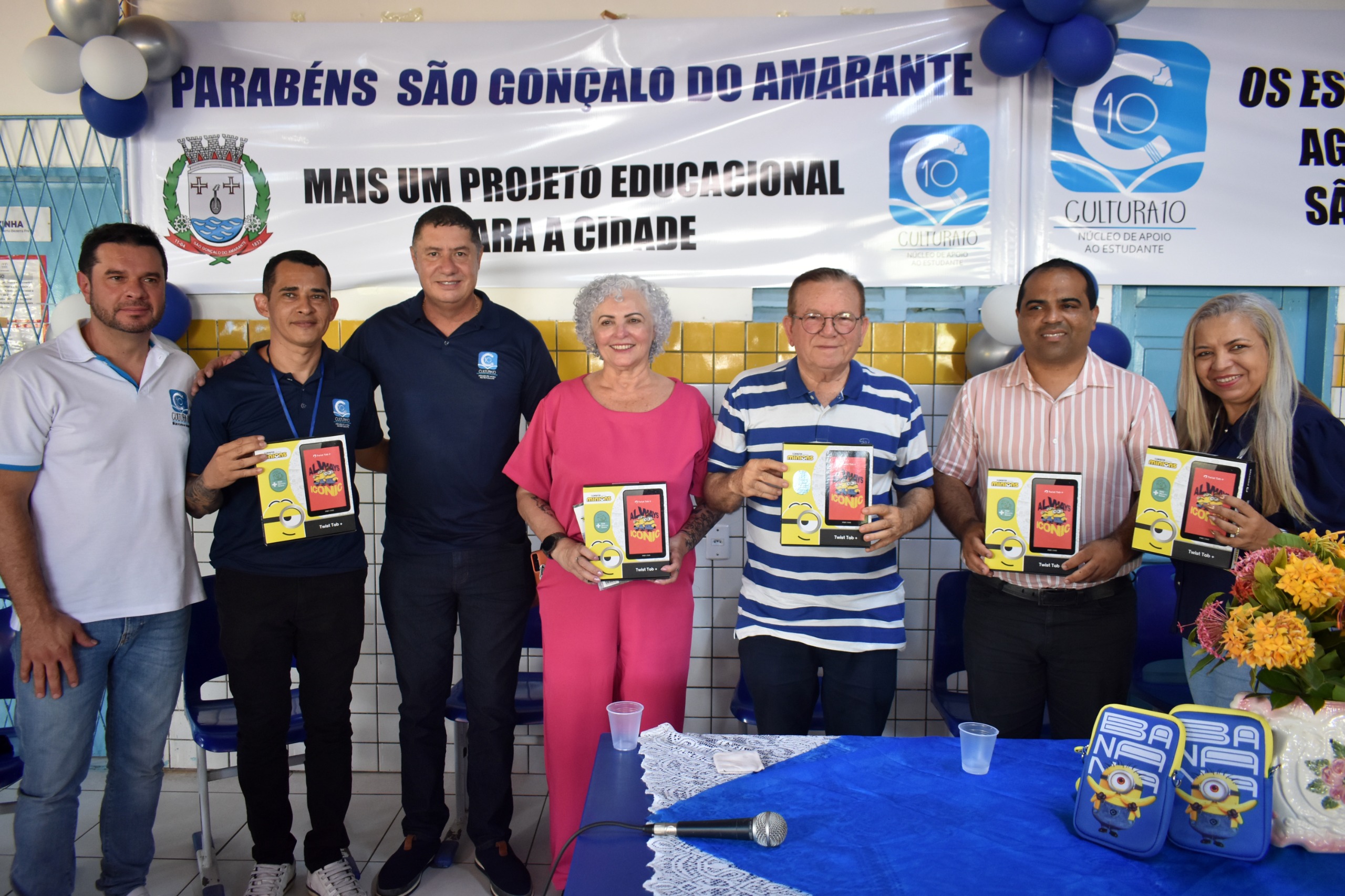TECNOLOGIA + EDUCAÇÃO: Prefeito Jaime Calado lançou projeto Cultura 10 em São Gonçalo