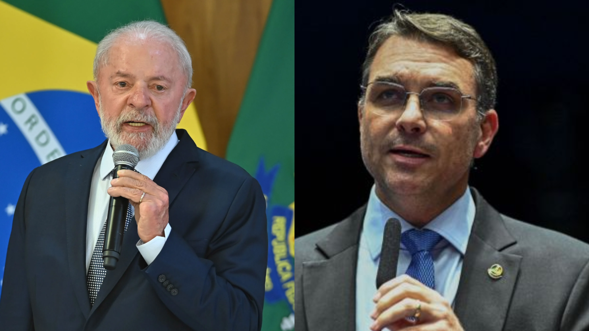 O-presidente-da-Republica-Luiz-Inacio-Lula-da-Silva-PT-e-o-senador-Flavio-Bolsonaro-PL.webp