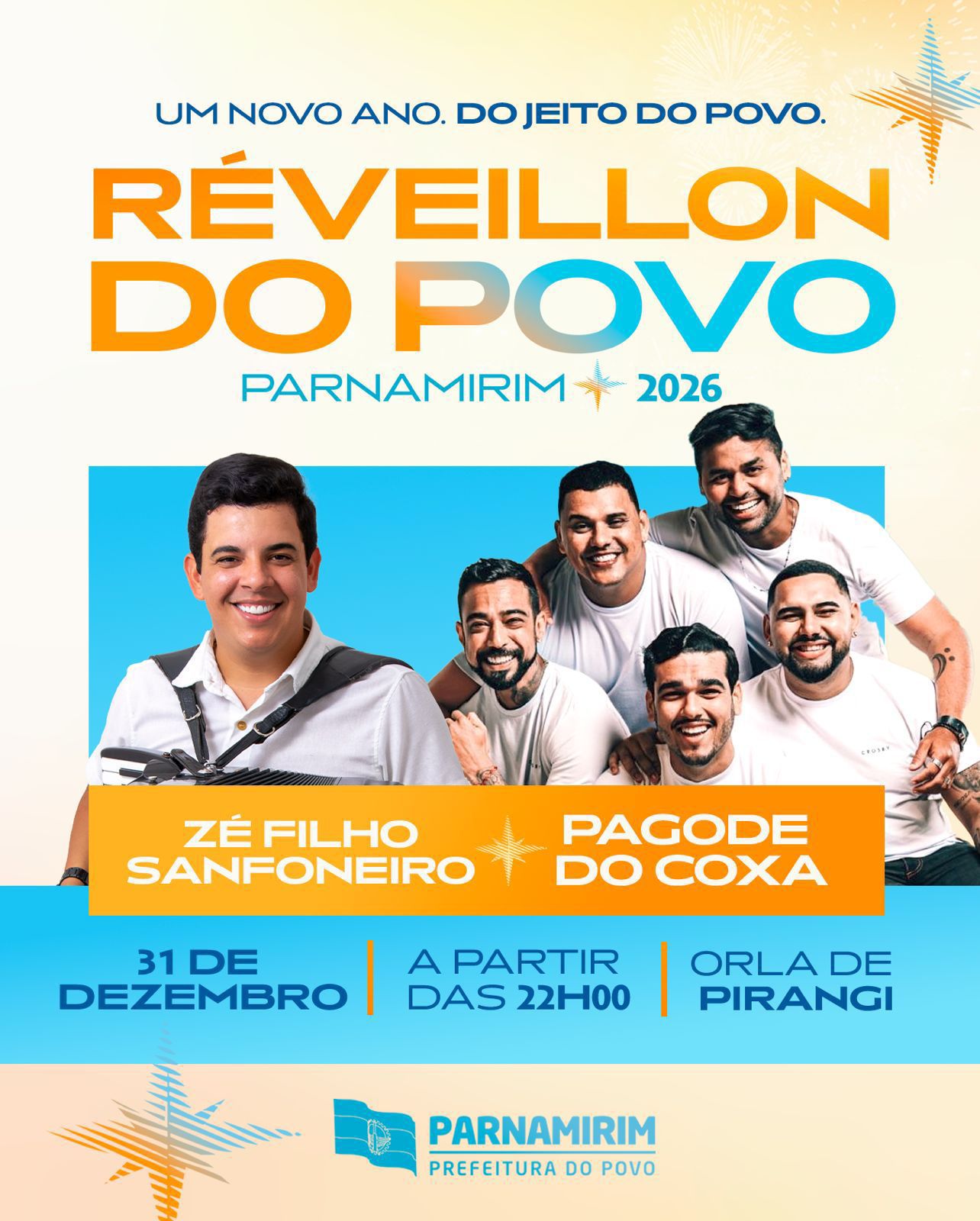 Parnamirim: Prefeitura retoma Réveillon do Povo e fortalece turismo em Pirangi