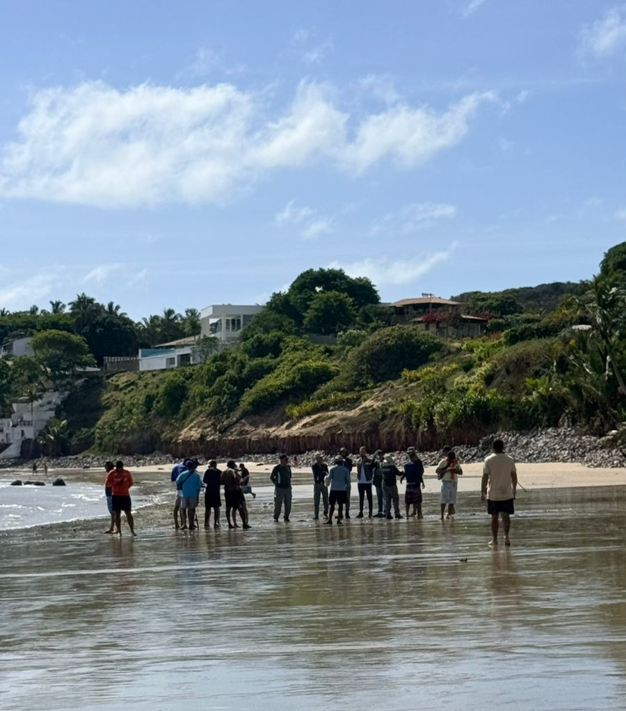Cadastro para passeio nos parrachos em Pirangi