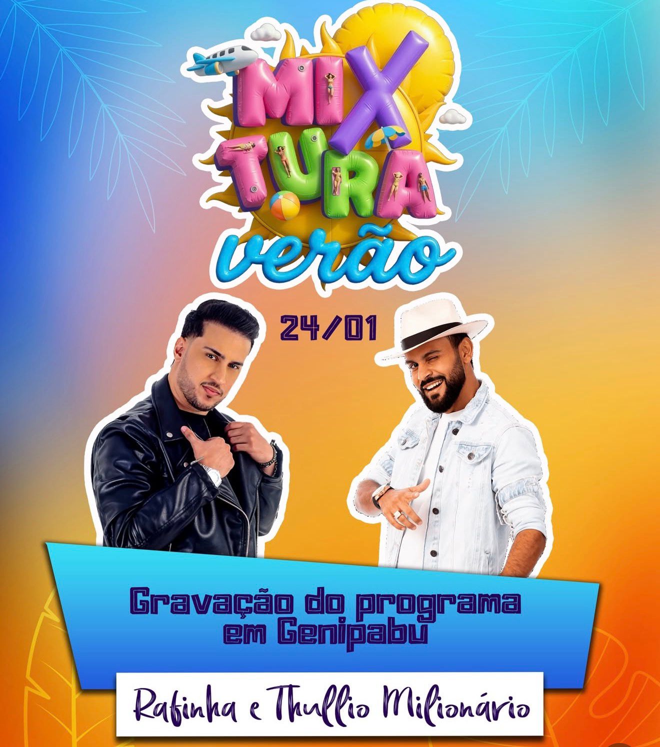 Extremoz recebe segunda gravação do Mixtura Verão na praia de Genipabu neste sábado (24)