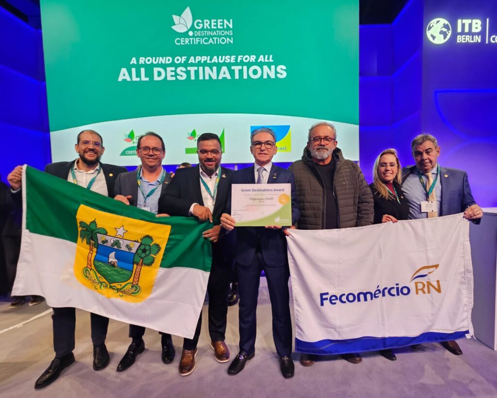 Com apoio do Sistema Fecomércio RN, Geoparque Seridó alcança reconhecimento internacional na maior feira de turismo do mundo