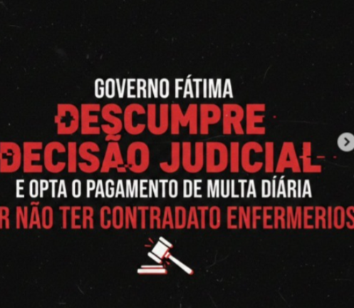 Concursados denunciam governo Fátima por descumprir prazo judicial; entenda