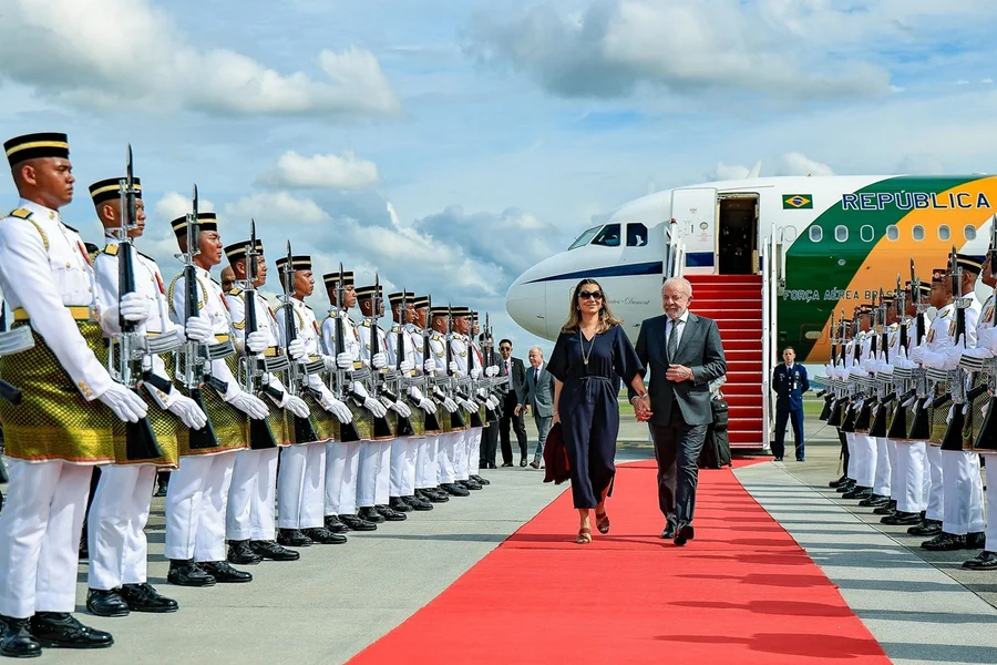 lula janja viagem