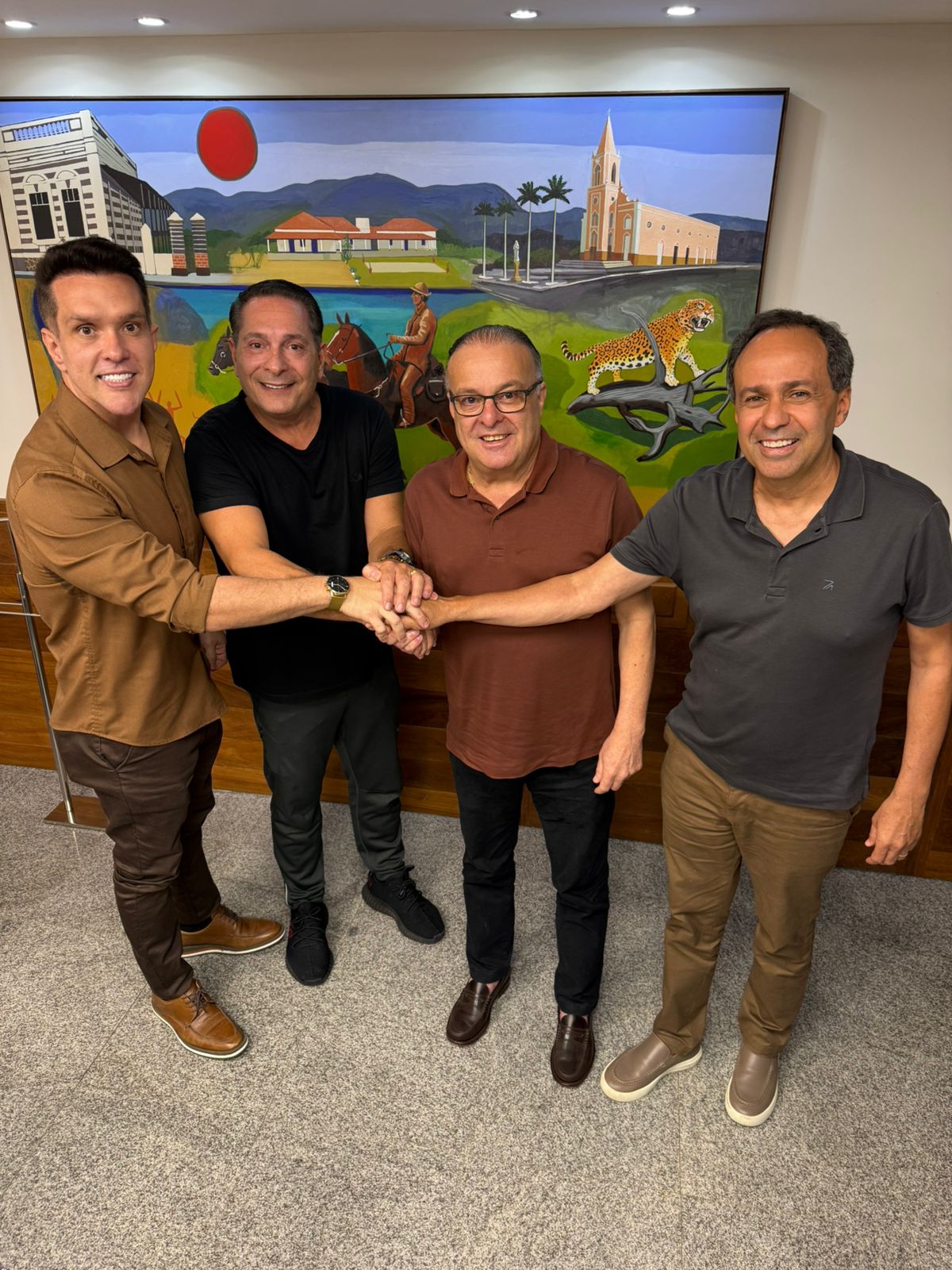 Republicanos RN sob quarteto: Ezequiel, Paulinho Freire, Ériko Jácome e Fábio Dantas