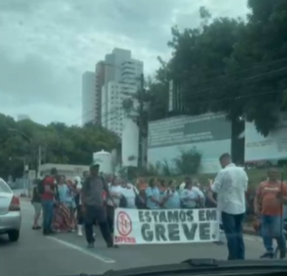 protesto terceirizados walfredo gurgel