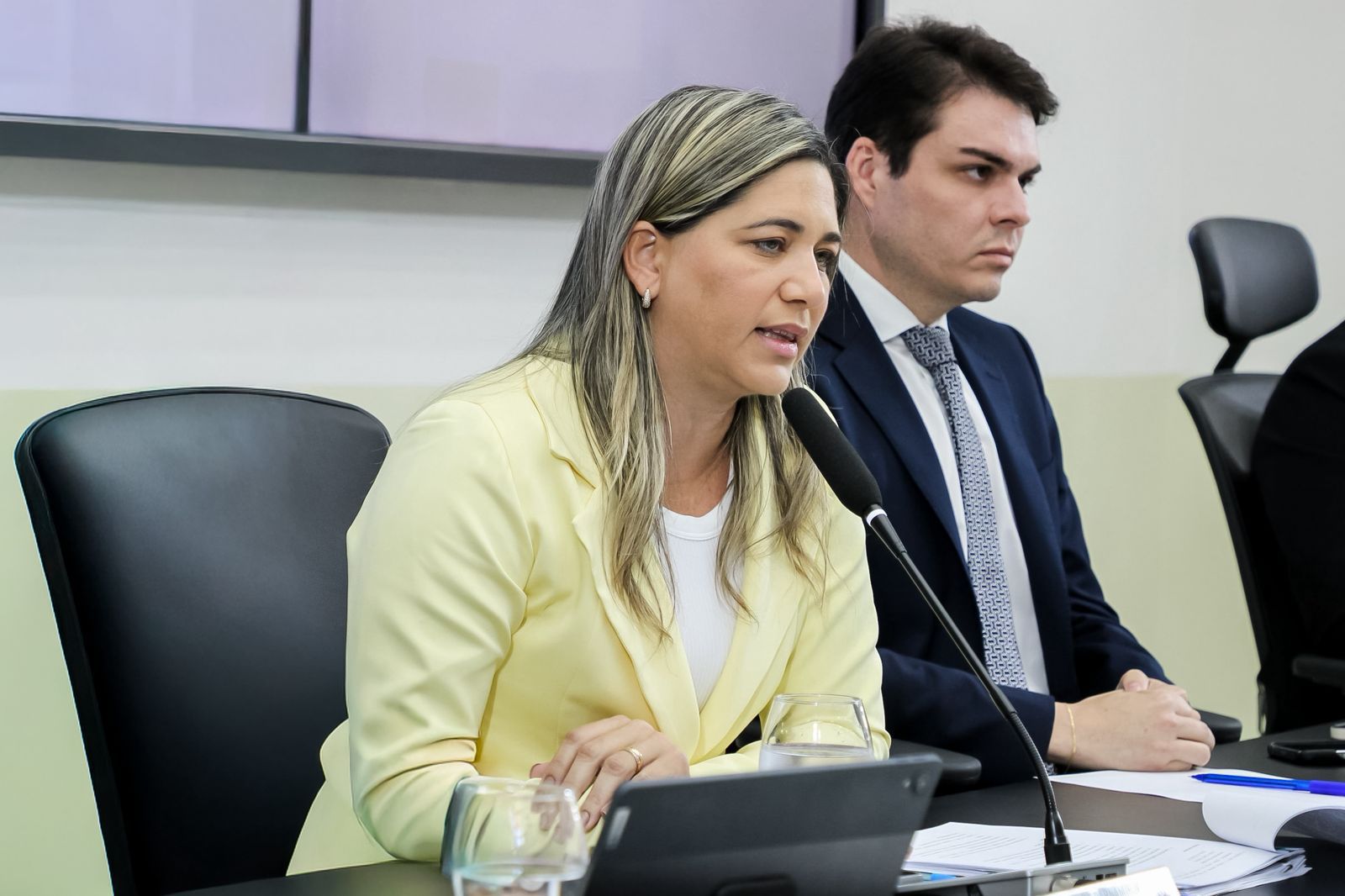 Secretária de Educação destaca avanços da pasta durante sessão na Câmara 