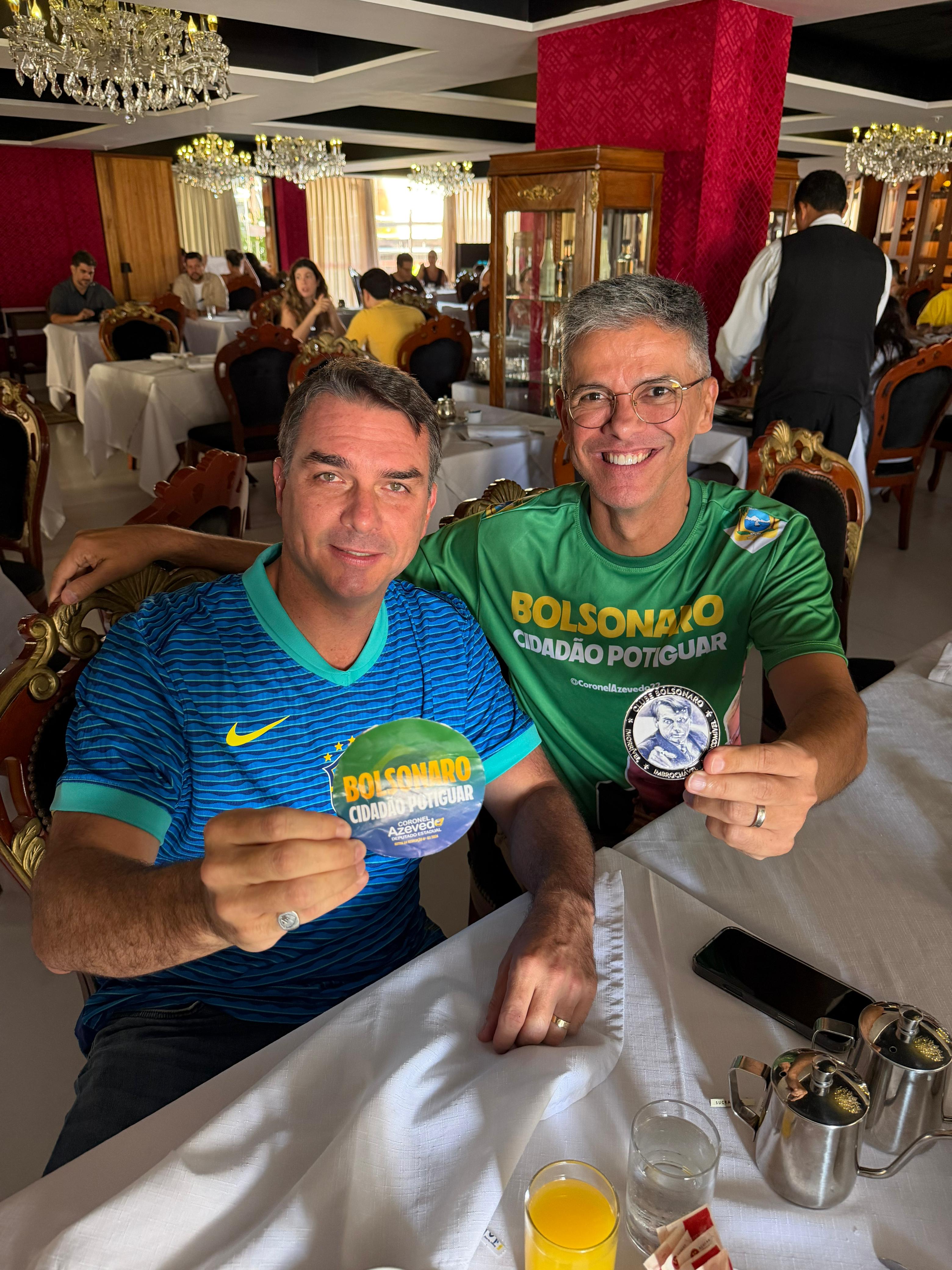 Deputado Coronel Azevedo vai percorrer o RN levando nome de Flávio Bolsonaro como solução para o Brasil se livrar do fracasso econômico e político da esquerda