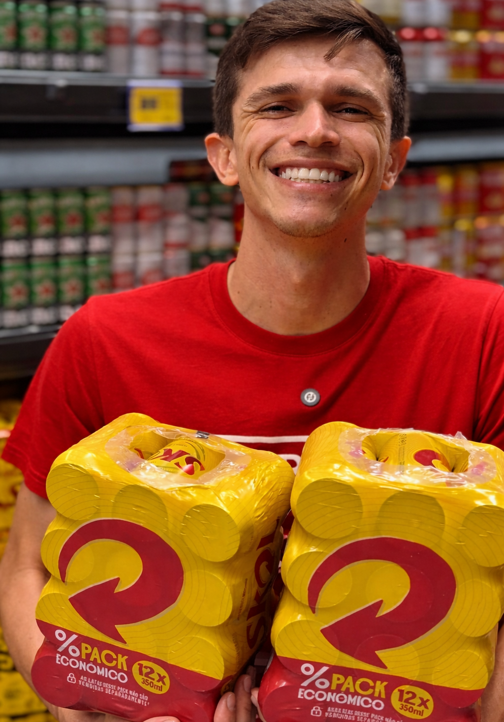 Neste sábado: vença a Prova de Resistência do Queiroz Atacadão e leve mil latas de cerveja Skol.