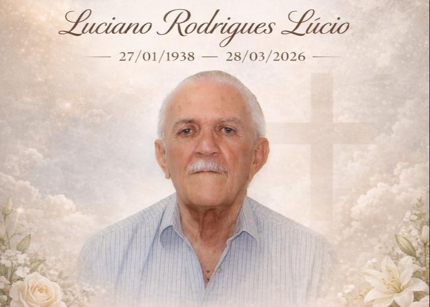 Morre o comerciante Luciano Rodrigues Lúcio.