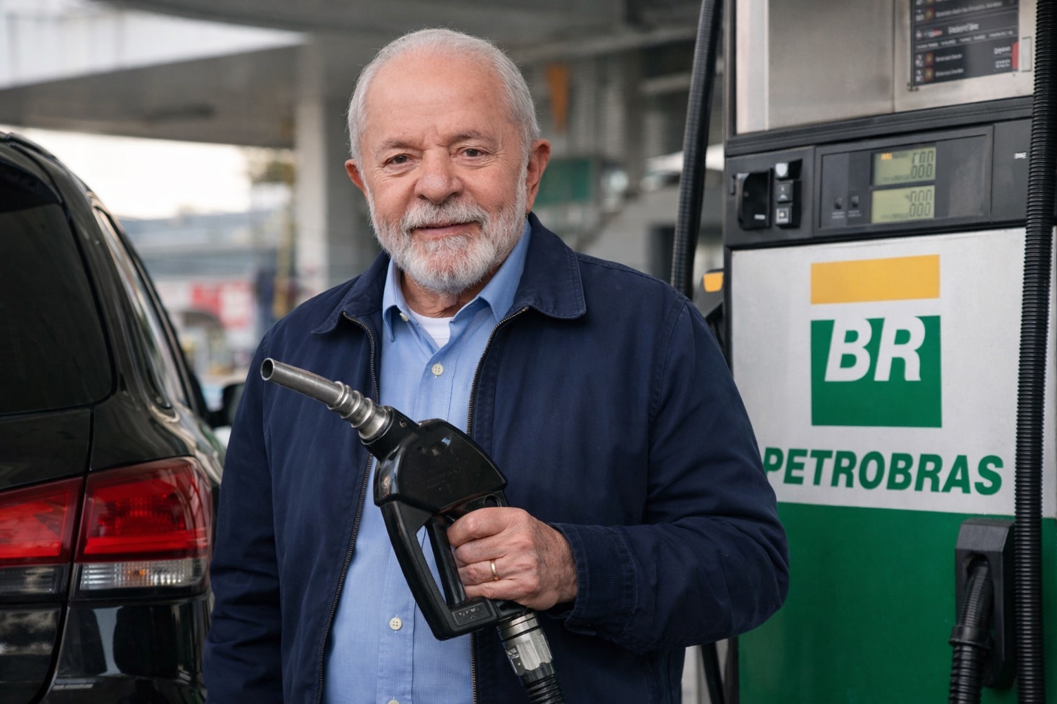 Lula combustível | Foto gerada por IA