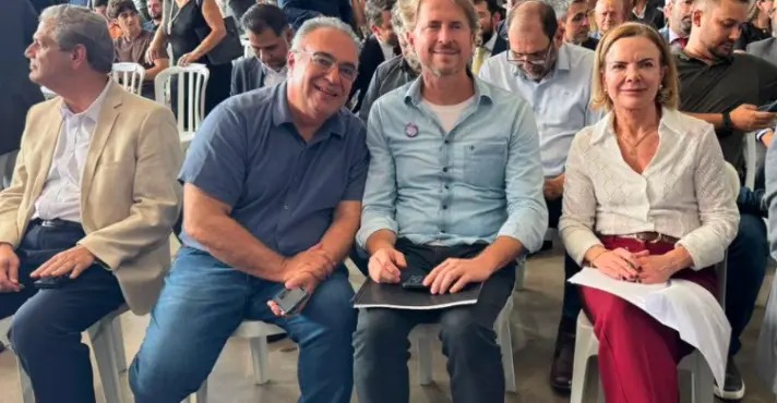 André Vargas com aliados do PT | Foto: Reprodução/Instagram