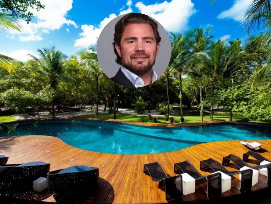 Daniel Vorcaro e a propriedade de R$ 300 milhões — Foto: reprodução