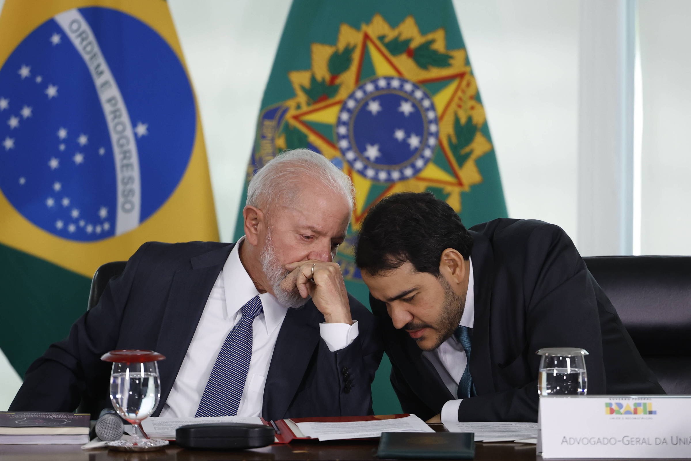 Lula formalizou ao Senado a indicação de Jorge Messias para uma vaga no STF Foto: Wilton Junior/Estadão