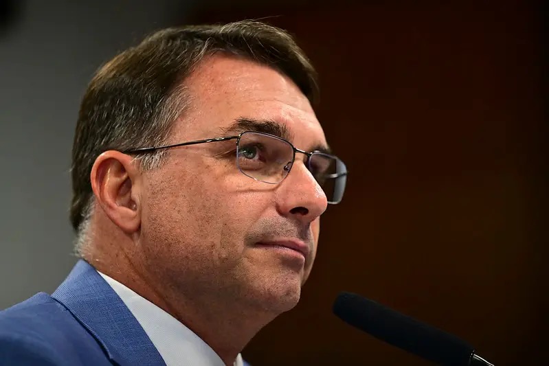 O senador Flávio Bolsonaro (Saulo Cruz/Agência Senado)