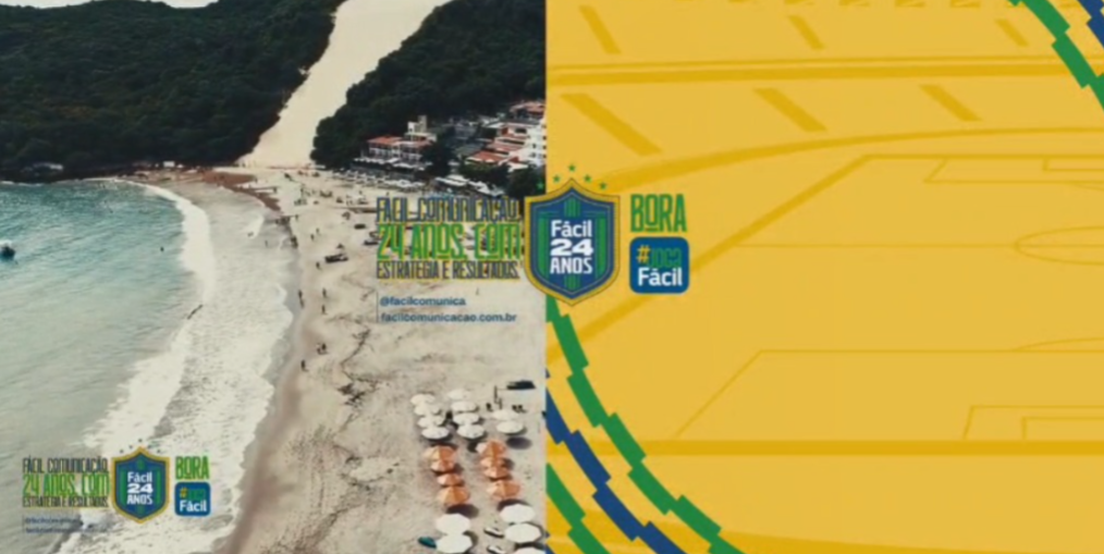 Agência Fácil Comunicação celebra 24 anos com campanha inspirada na Copa do Mundo