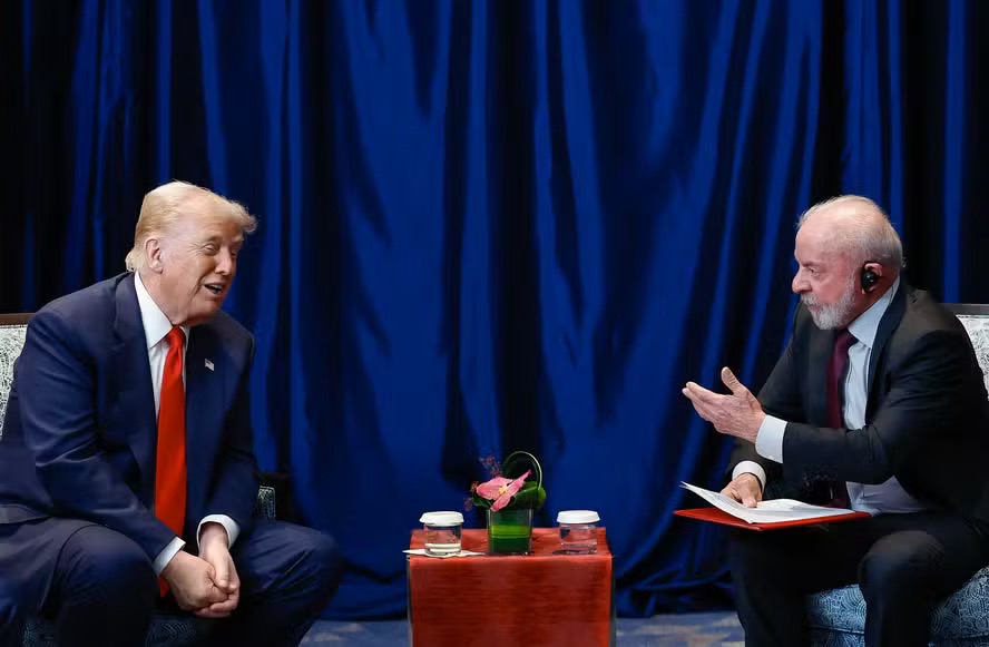 Lula e Trump | — Foto: Ricardo Stuckert / PR