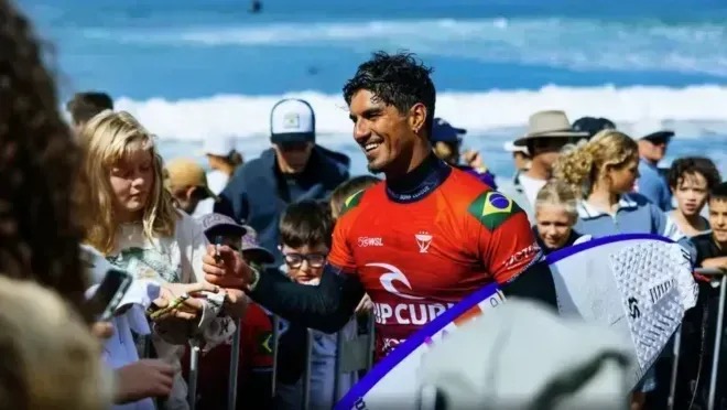 Gabriel Medina, surfista brasileiro  • Cait Miers/WSL