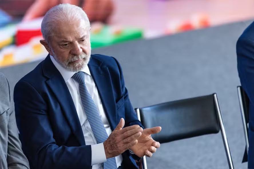 O presidente Luiz Inácio Lula da Silva no Palácio do Planalto — Foto: Brenno Carvalho / Agência O Globo