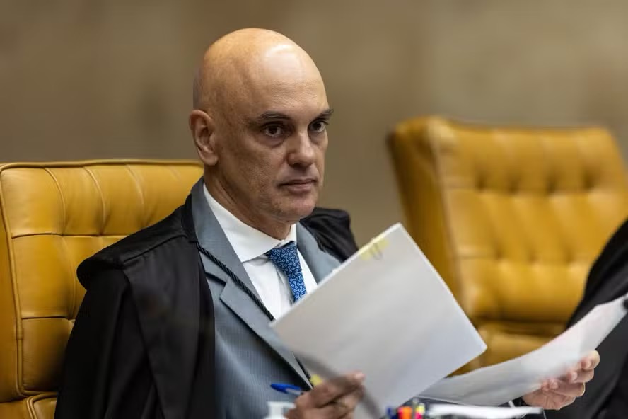 Ministro Alexandre de Moraes em Sessão Plenária no STF — Foto: Brenno Carvalho / Agência O Globo