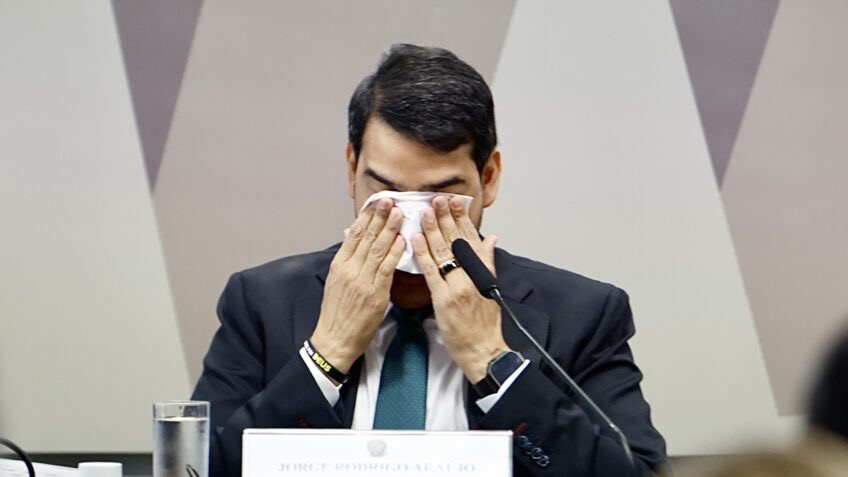 JORGE messias chora na sabatina ao senado | poder 360