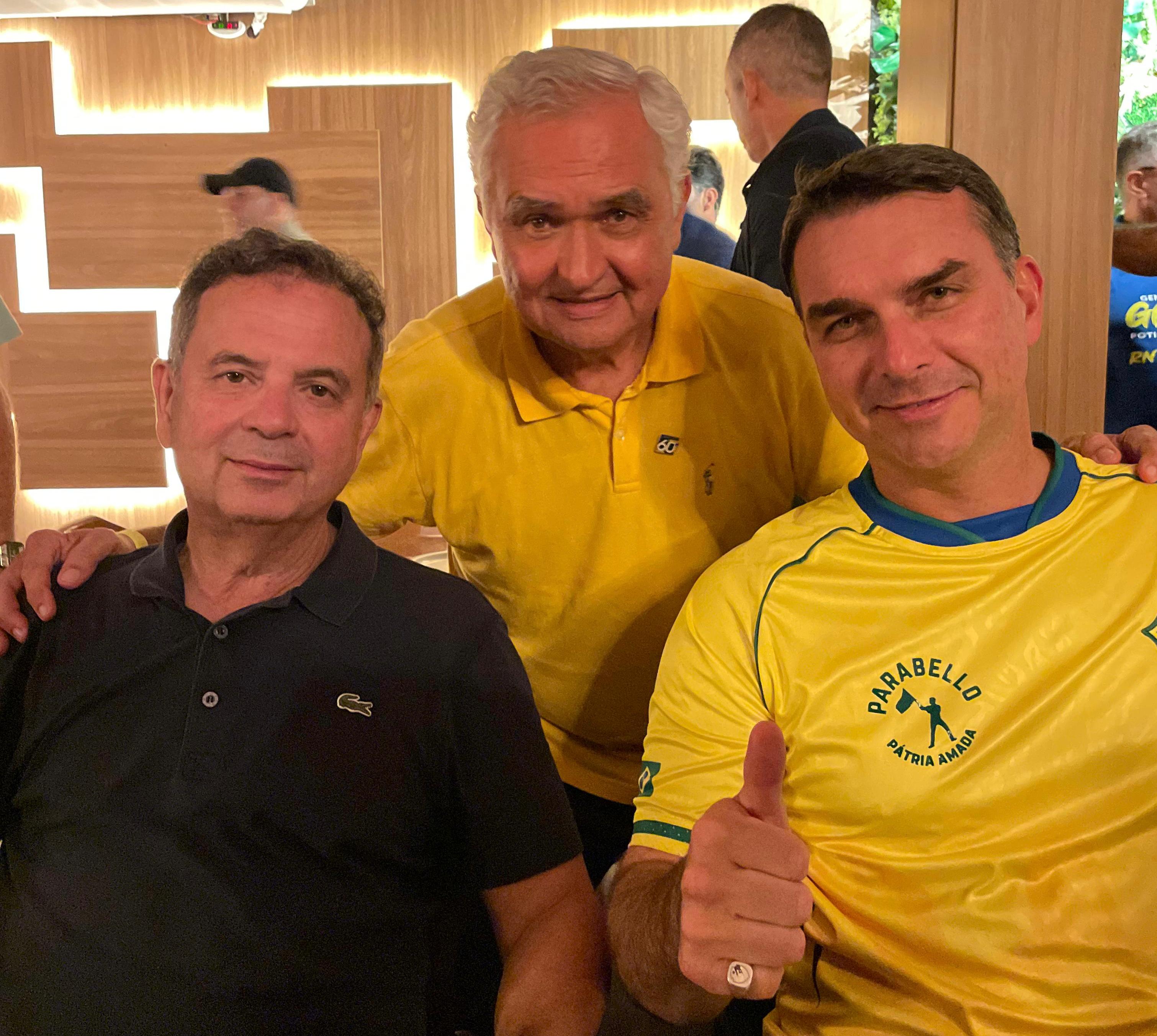 General Girão, Rogério Marinho e Flávio Bolsonaro