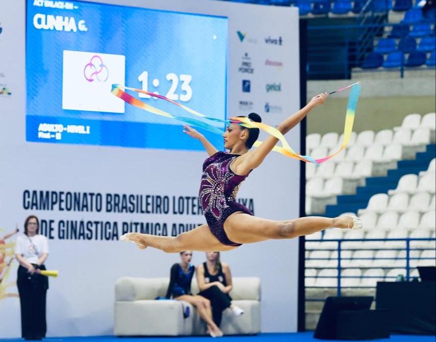Gabriela Cunha: atleta destaque do RN no Brasileiro de GR.