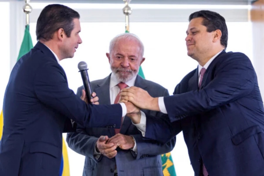 HUGO MOTTA, LULA E DAVI ALCOLUMBRE | VINÍCIUS SCHMIDT/METRÓPOLES