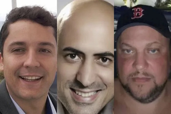 Leonardo Berganholi, Wellington Oliveira e Fernando Moreira Souto | vítimas da queda de avião em BH
