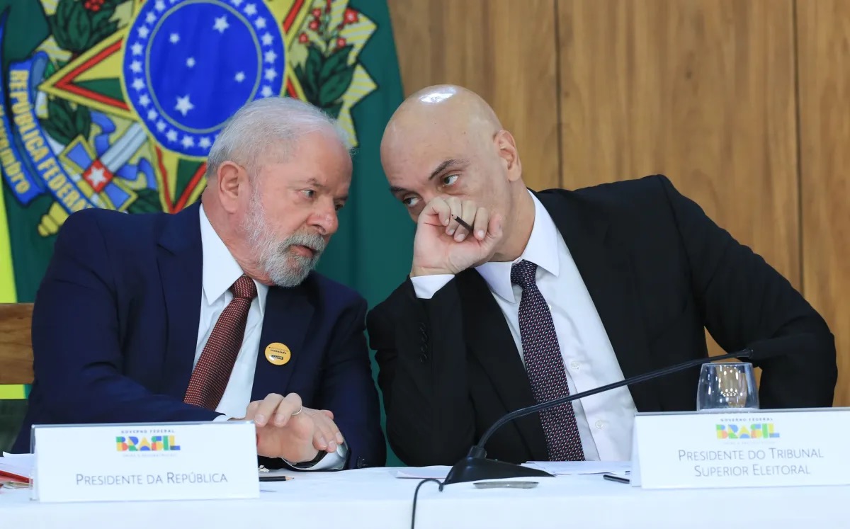 Luiz Inácio Lula da Silva e Alexandre de Moraes  • Lula Marques/Agência Brasil