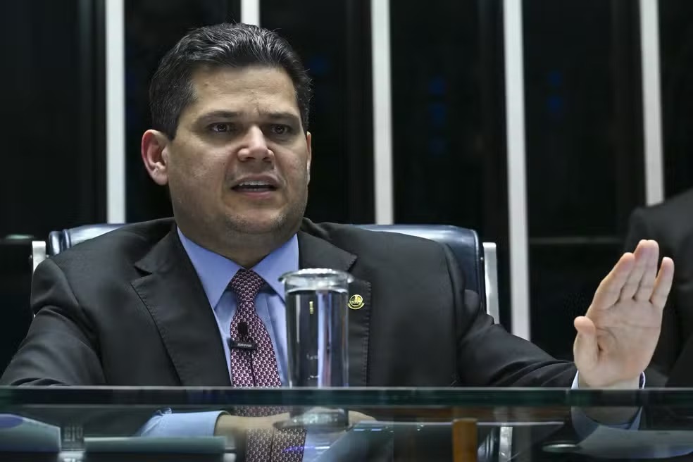 Presidente do Senado Federal, senador Davi Alcolumbre (União-AP). — Foto: Jefferson Rudy/Agência Senado