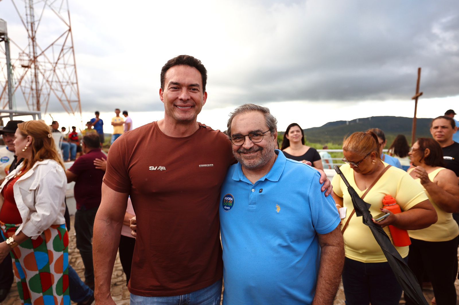 Álvaro Dias faz agenda com senador Styvenson e anuncia ampliação do Hospital Walfredo Gurgel