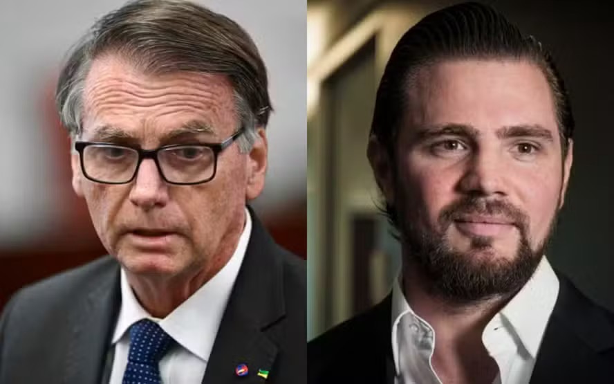 Jair Bolsonaro e Daniel Vorcaro — Foto: Agência O Globo e Ana Paula Paiva/Valor