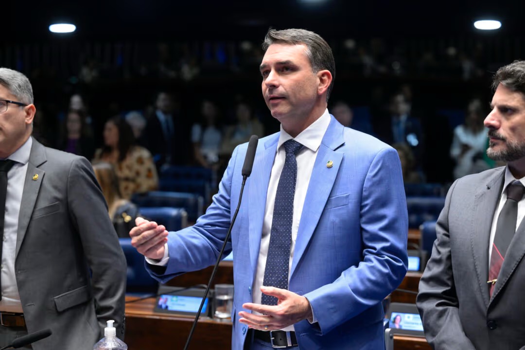 FLÁVIO BOLSONARO | Foto: Carlos Moura/Agência Senado