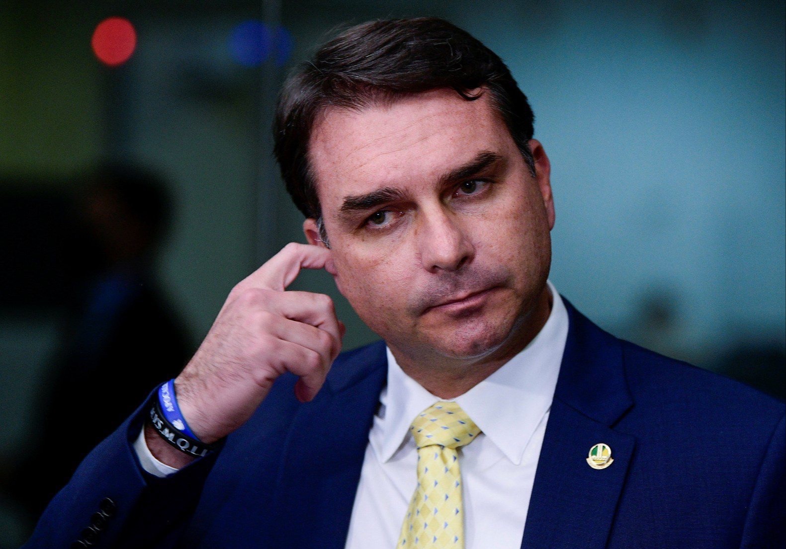 O senador Flávio Bolsonaro (PL-RJ), pré-candidato a presidente da República / Crédito: Pedro França/Agência Senado