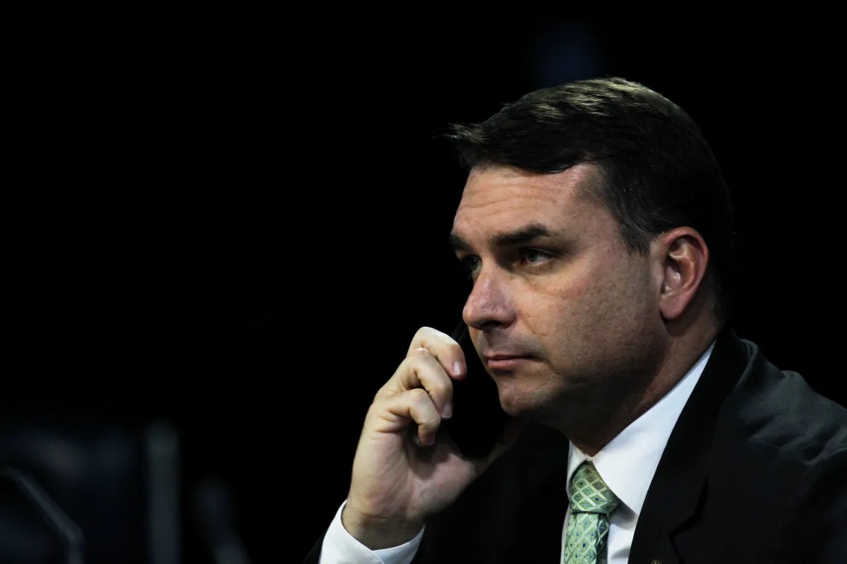 O senador Flávio Bolsonaro (PL-RJ)  • Foto: Beto Barata/Agência Senado