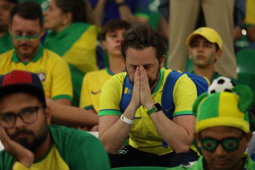 torcedor brasileiro | Foto: ADRIAN DENNIS / AFP
