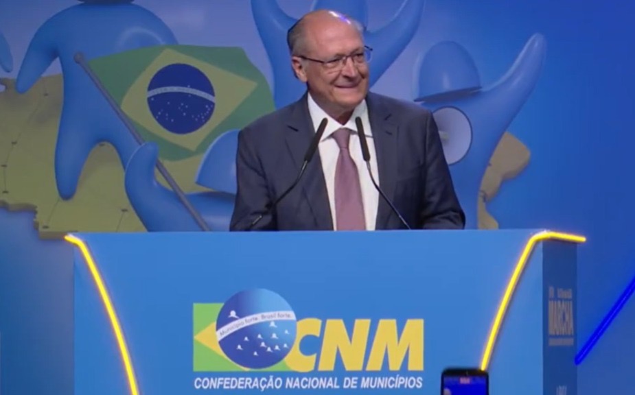 Vice-presidente Geraldo Alckmin. (Foto: Reprodução/YouTube/TV Portal CNM).