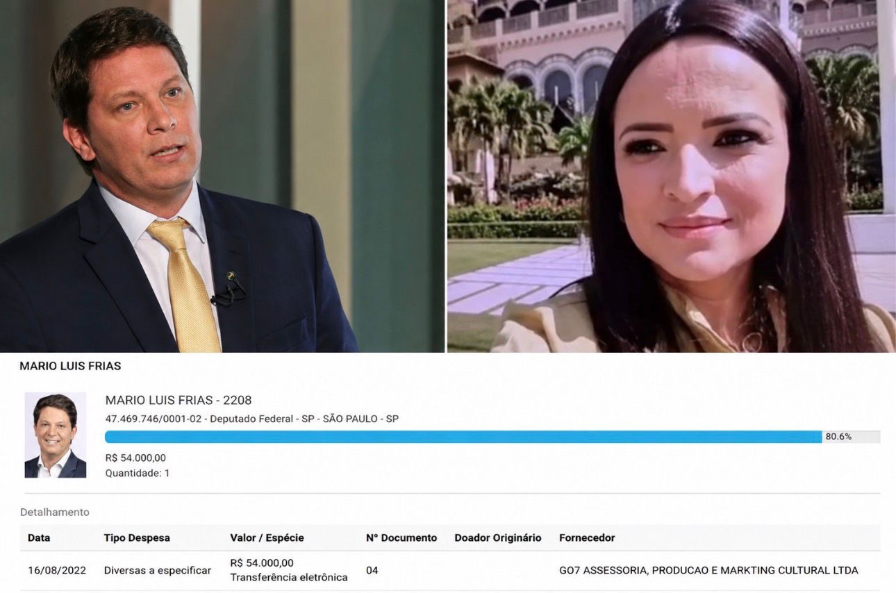 Mario Frias e Karina Gama