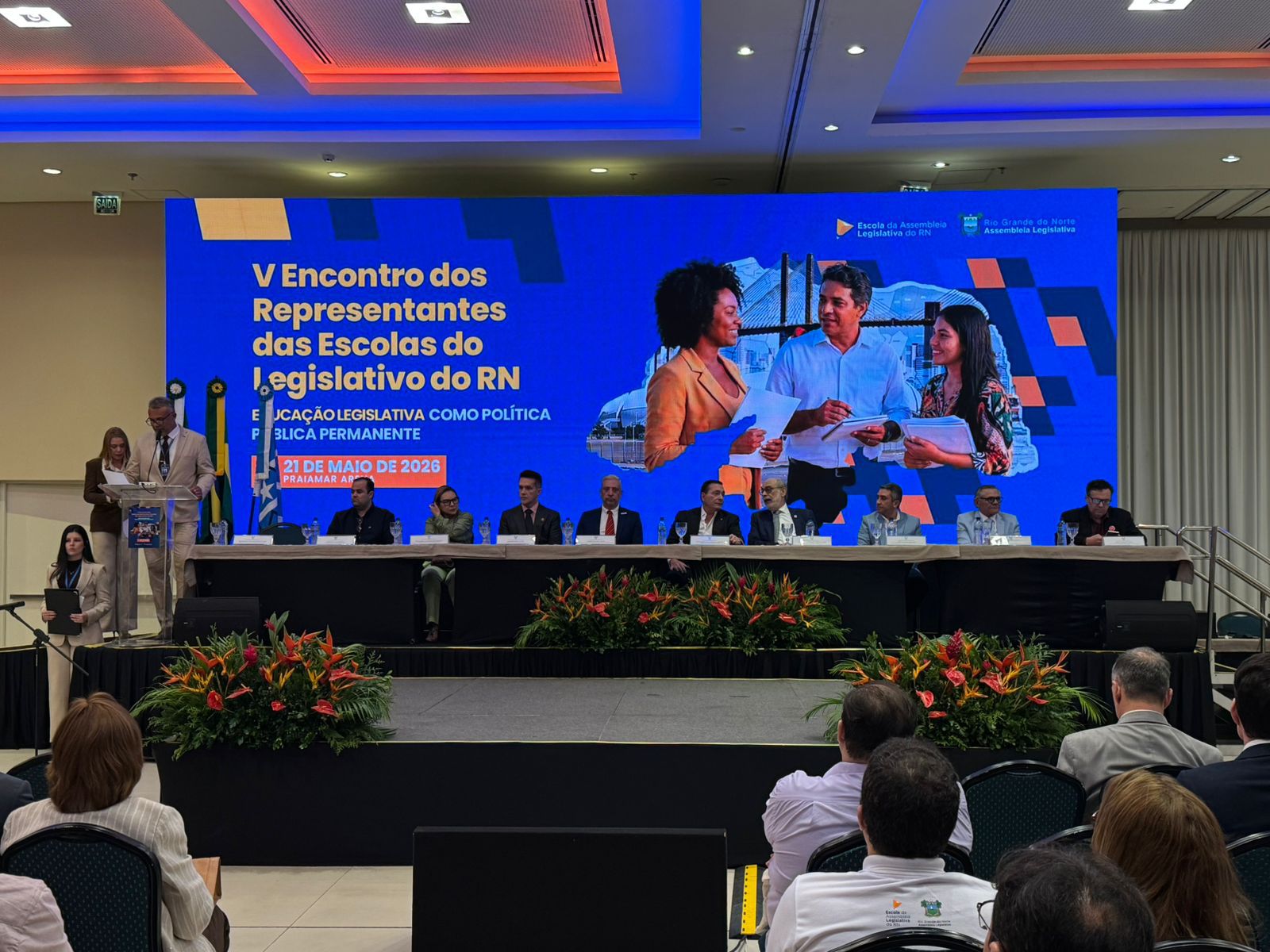 Escola Professora Eva Lúcia participa do 5º Encontro dos Representantes das Escolas do Legislativo do RN