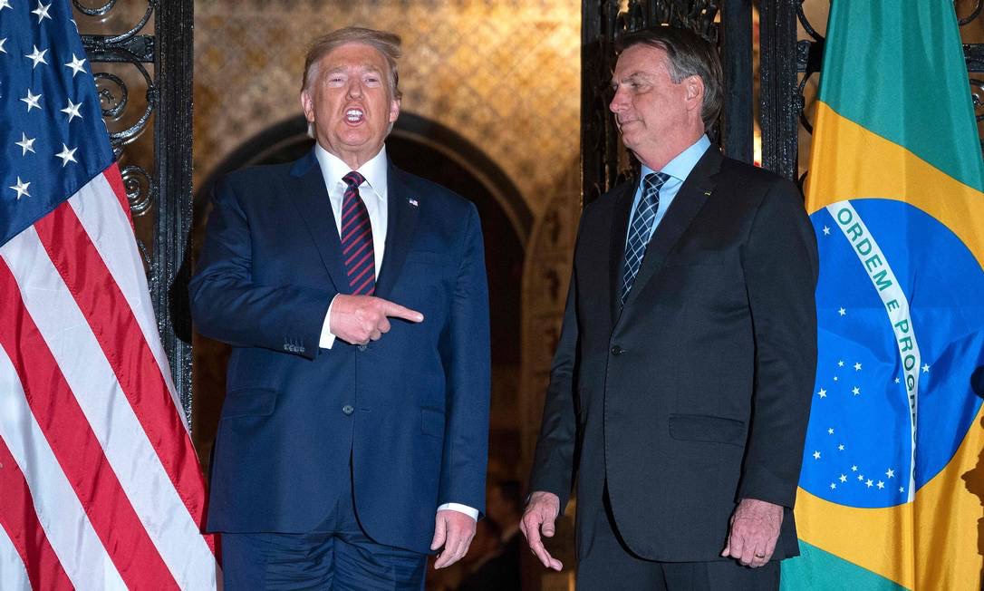 donald trump e Jair Bolsonaro |  Foto: JIM WATSON / AFP